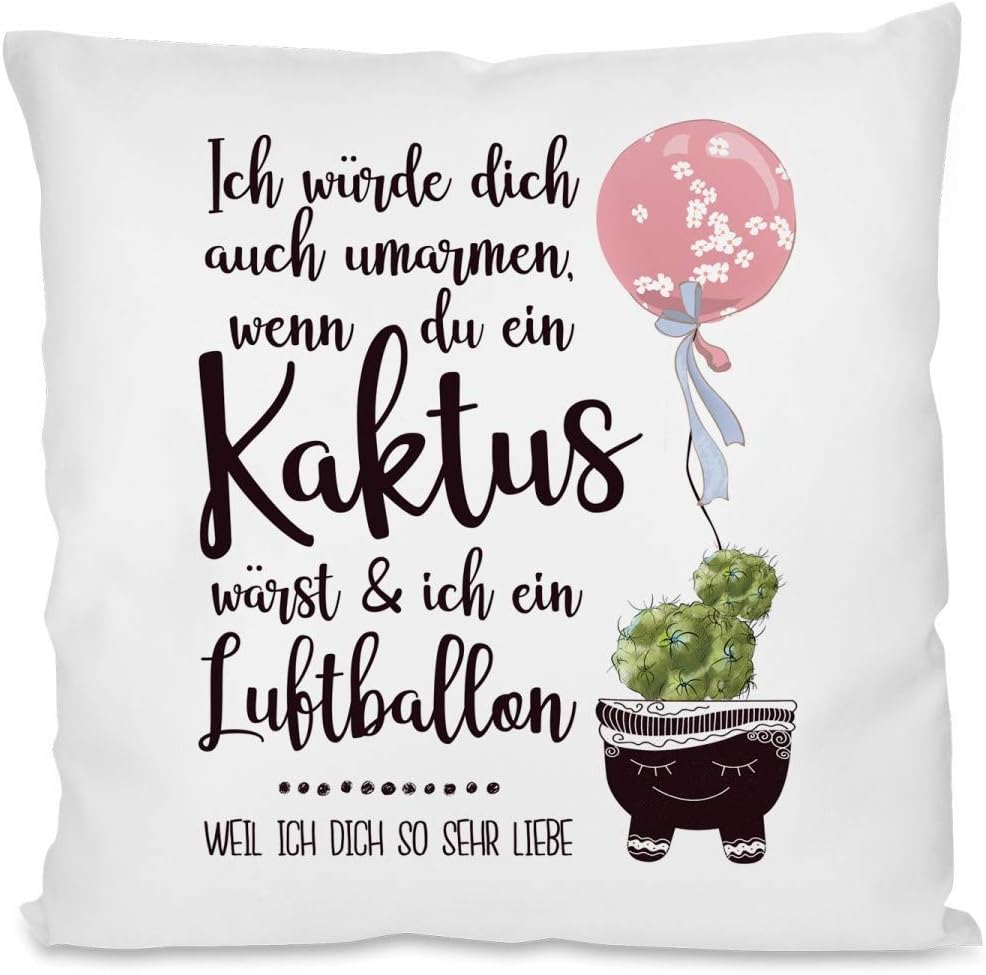 Kissen mit Spruch