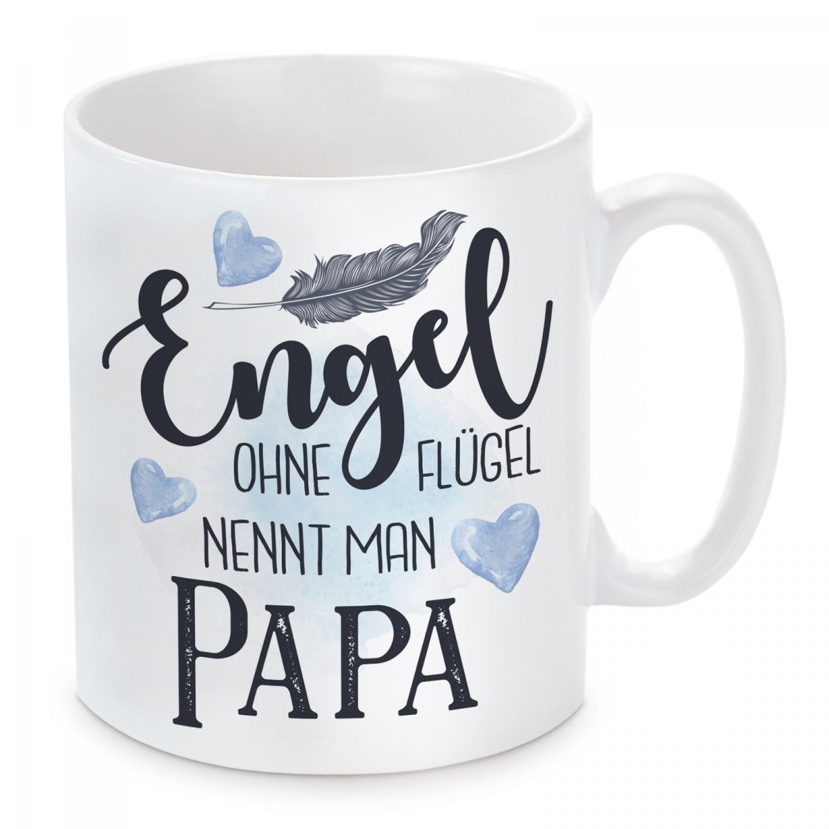 Tasse Mit Spruch „Engel Ohne Flügel Nennt Man Chefin“ – Beidseitig Bedruckt, 330 Ml, Spülmaschinenfest (Rosa)