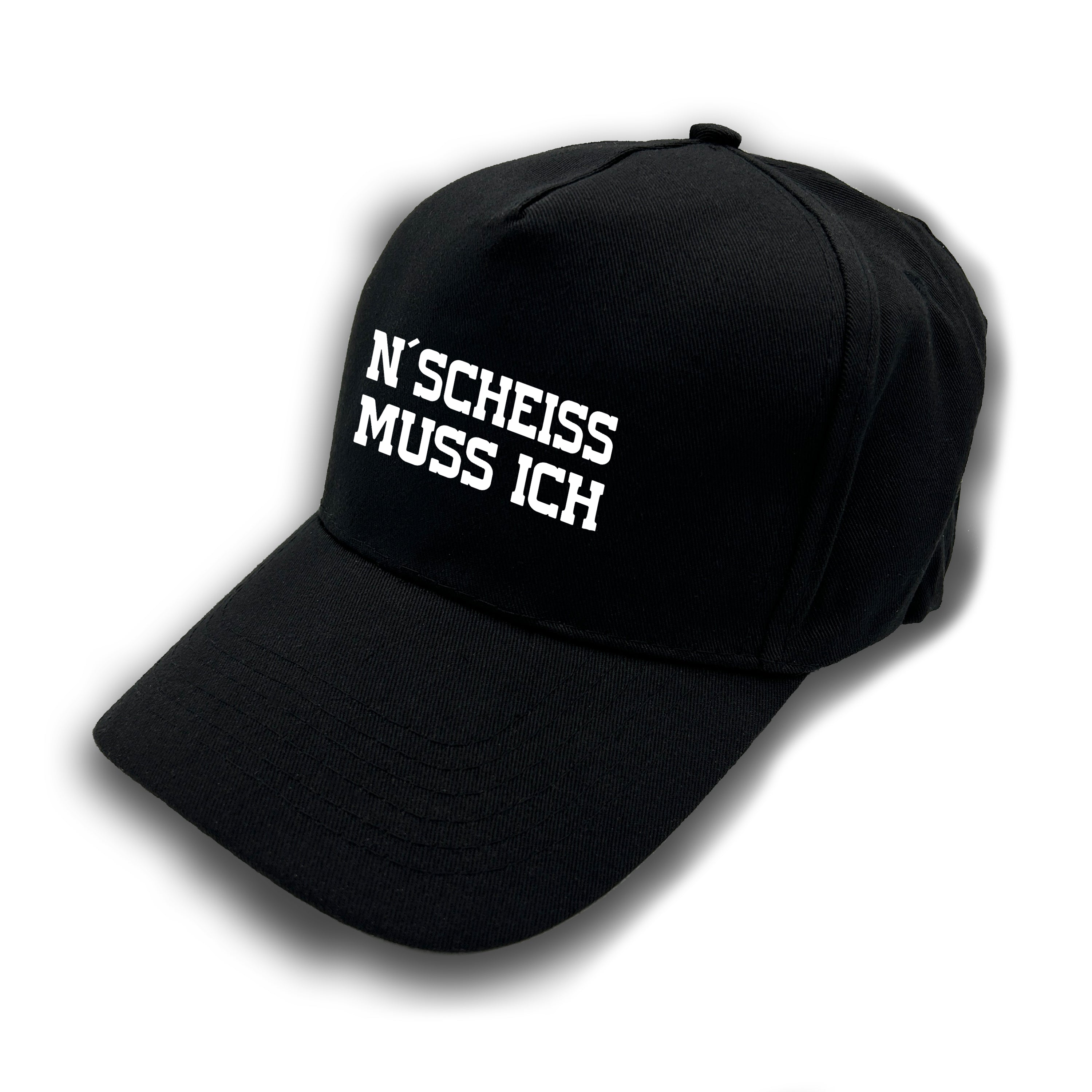 Baseball Cap - N´Scheiss muss ich - Farbwahl | Unisex | OneSize durch verstellbaren Klettverschluss