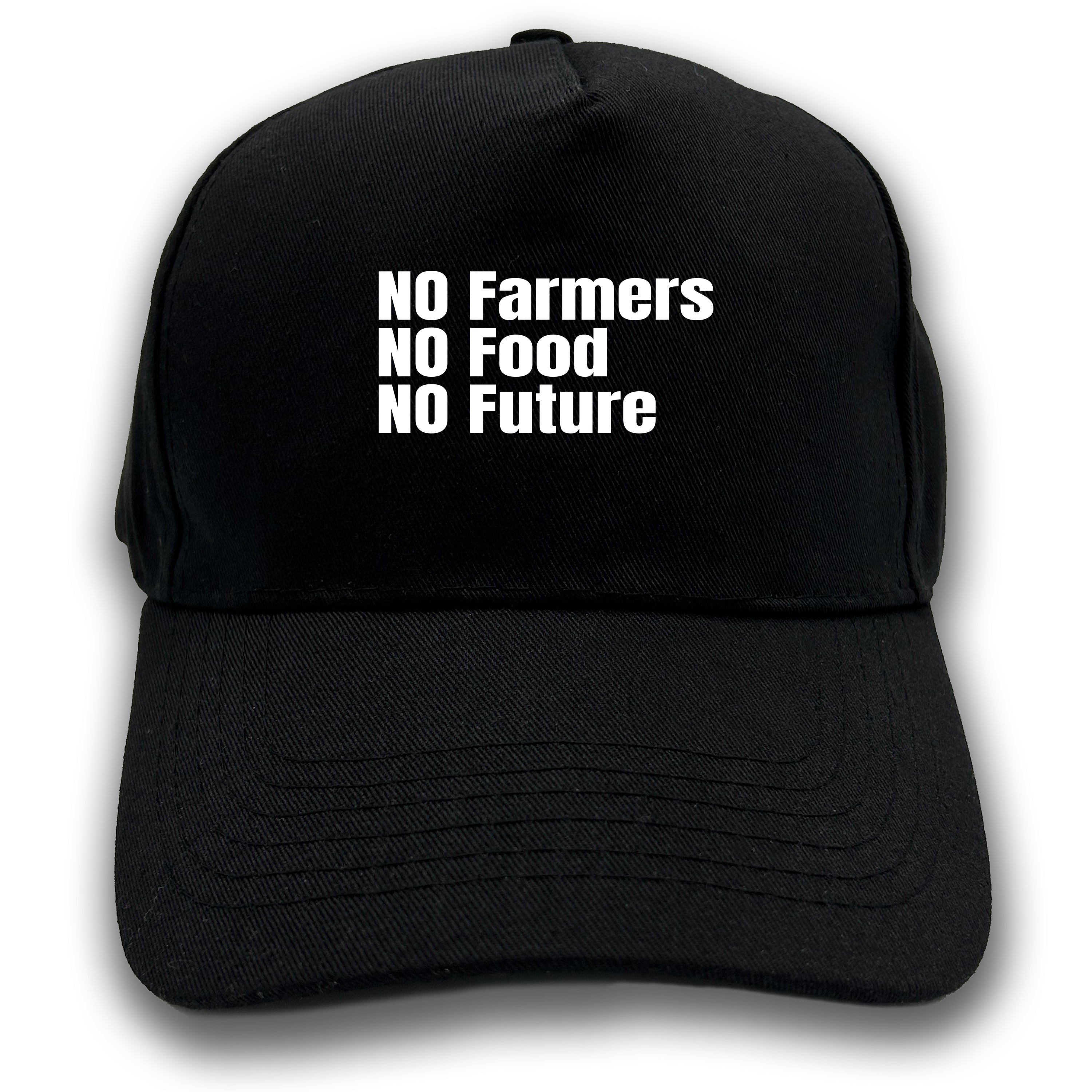 Baseball Cap - No Farmers no Food no Future - Farbwahl | Unisex | OneSize durch verstellbaren Klettverschluss