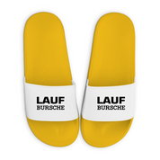 Badelatschen mit Motiv | Lauf Bursche - Laufbursche | lustige Badesandalen in vielen Größen und Farben