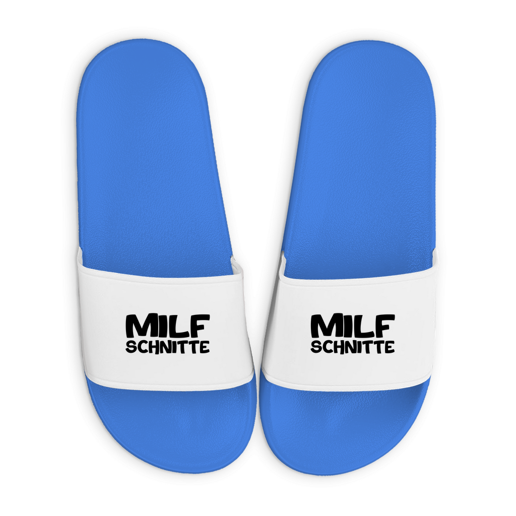 Badelatschen mit Motiv | MILF Schnitte | lustige Badesandalen in vielen Größen und Farben