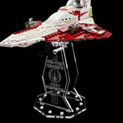 Acryl Display Stand kompatibel zu LEGO 75333 Obi-Wan Kenobis Jedi Starfighter