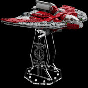 Acryl Display Stand kompatibel zu LEGO 75362 Ahsoka Tanos T-6 Jedi Shuttle
