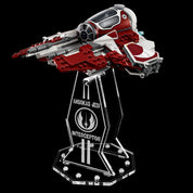 Acryl Display Stand kompatibel zu LEGO 75401 Ahsokas Jedi Interceptor
