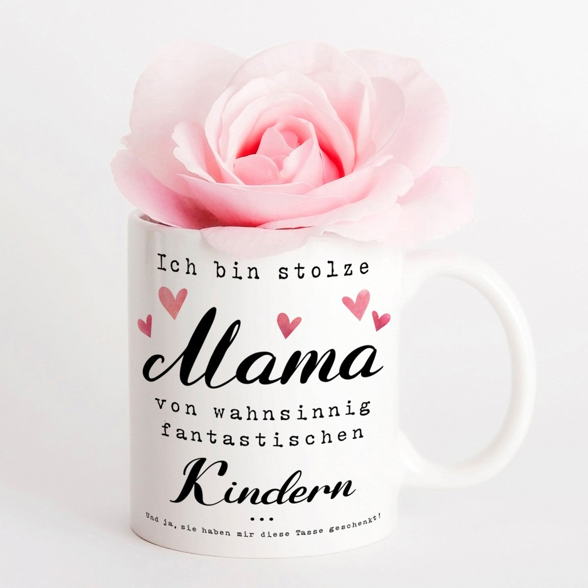 Tasse mit Motiv - Ich bin stolze Mama von wahnsinnig fantastischen Kindern