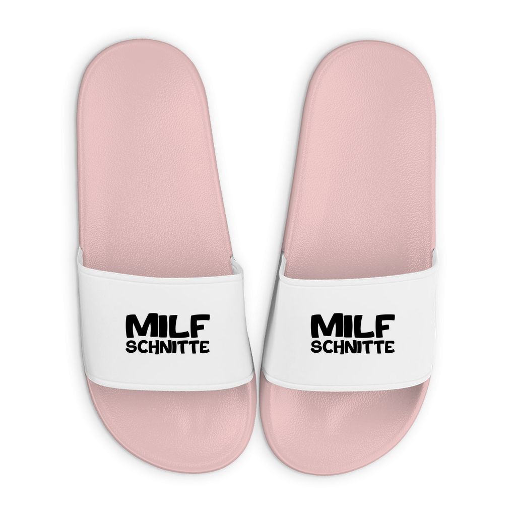 Badelatschen mit Motiv | MILF Schnitte | lustige Badesandalen in vielen Größen und Farben