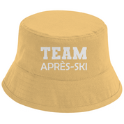 Bucket Hat mit Motiv | Team Après-Ski | Mallorca Hut für Feiern und Partys Sommerhut