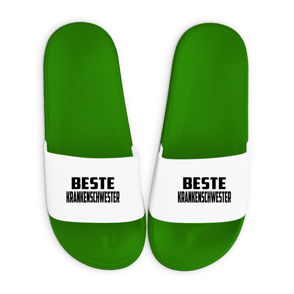 Badelatschen mit Motiv | Beste Krankenschwester | lustige Badesandalen in vielen Größen und Farben