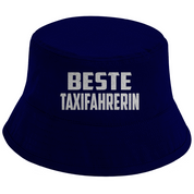 Bucket Hat mit Motiv | Beste Taxifahrerin | Mallorca Hut für Feiern und Partys Sommerhut
