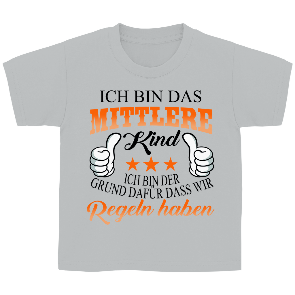 Kinder Basic T-Shirt 10797-mittleres Kind