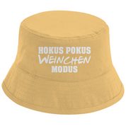 Bucket Hat mit Motiv | Hokus Pokus Weinchen Modus | Mallorca Hut für Feiern und Partys Sommerhut