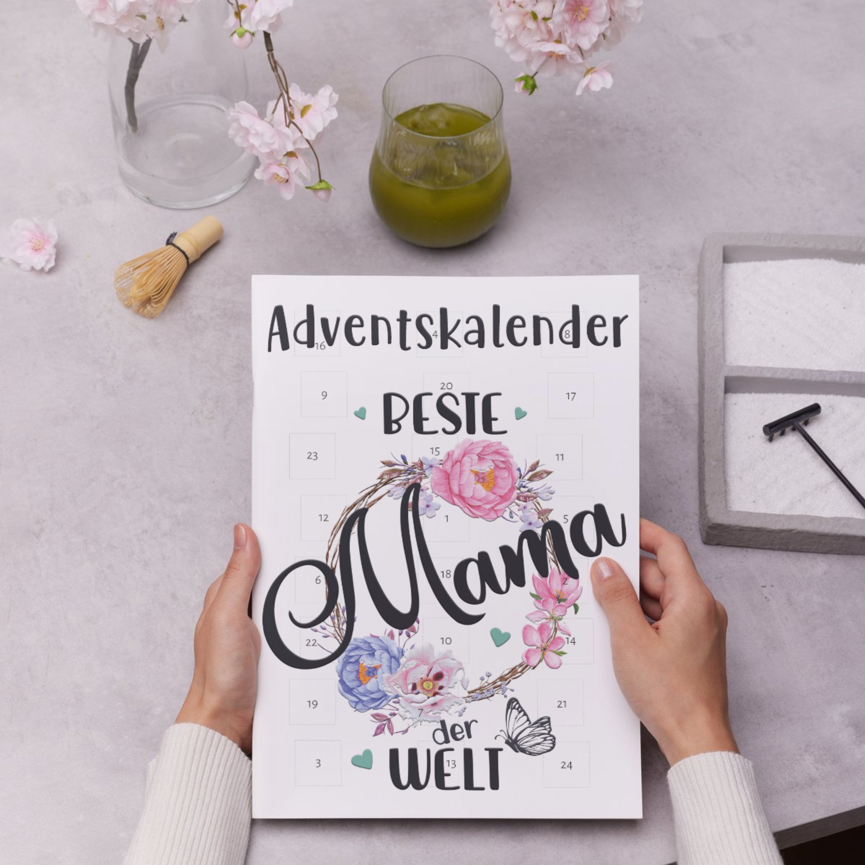 Adventskalender mit Schokolade gefüllt - Beste Mama der Welt