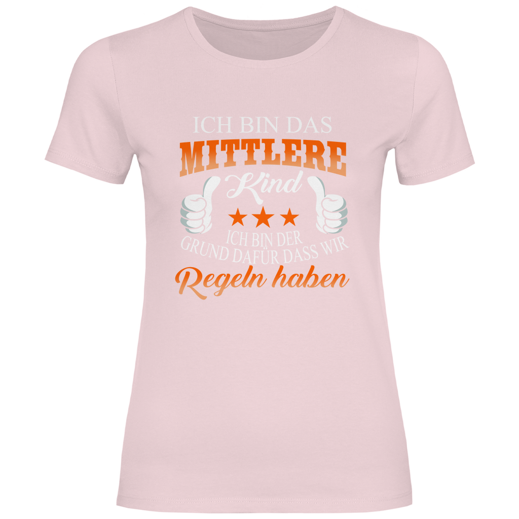 Damen T-Shirt 10797-mittleres Kind