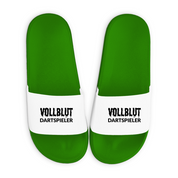 Badelatschen mit Motiv | Vollblut Dartspieler | lustige Badesandalen in vielen Größen und Farben