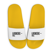 Badelatschen mit Motiv | Liebe(r)-voll - Lieber voll | lustige Badesandalen in vielen Größen und Farben
