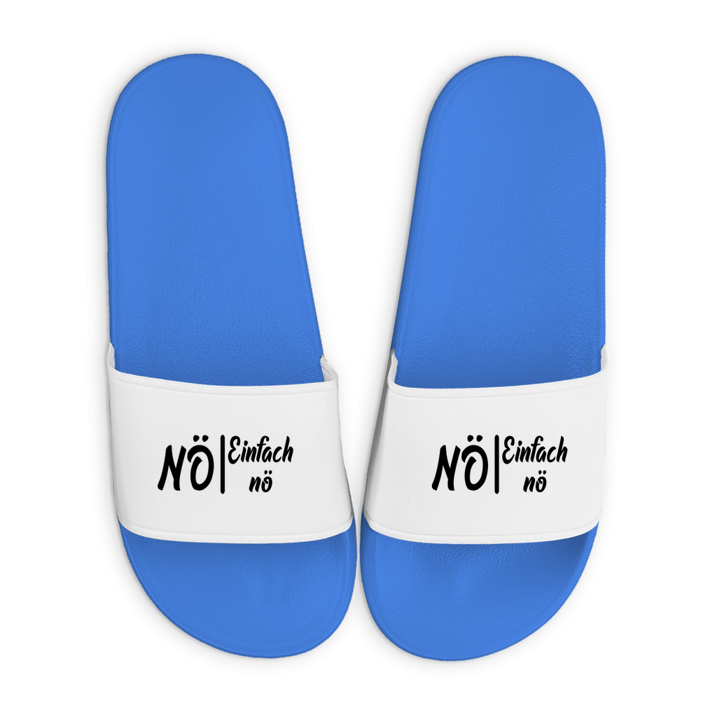 Badelatschen mit Motiv | Nö - Einfach nö | lustige Badesandalen in vielen Größen und Farben