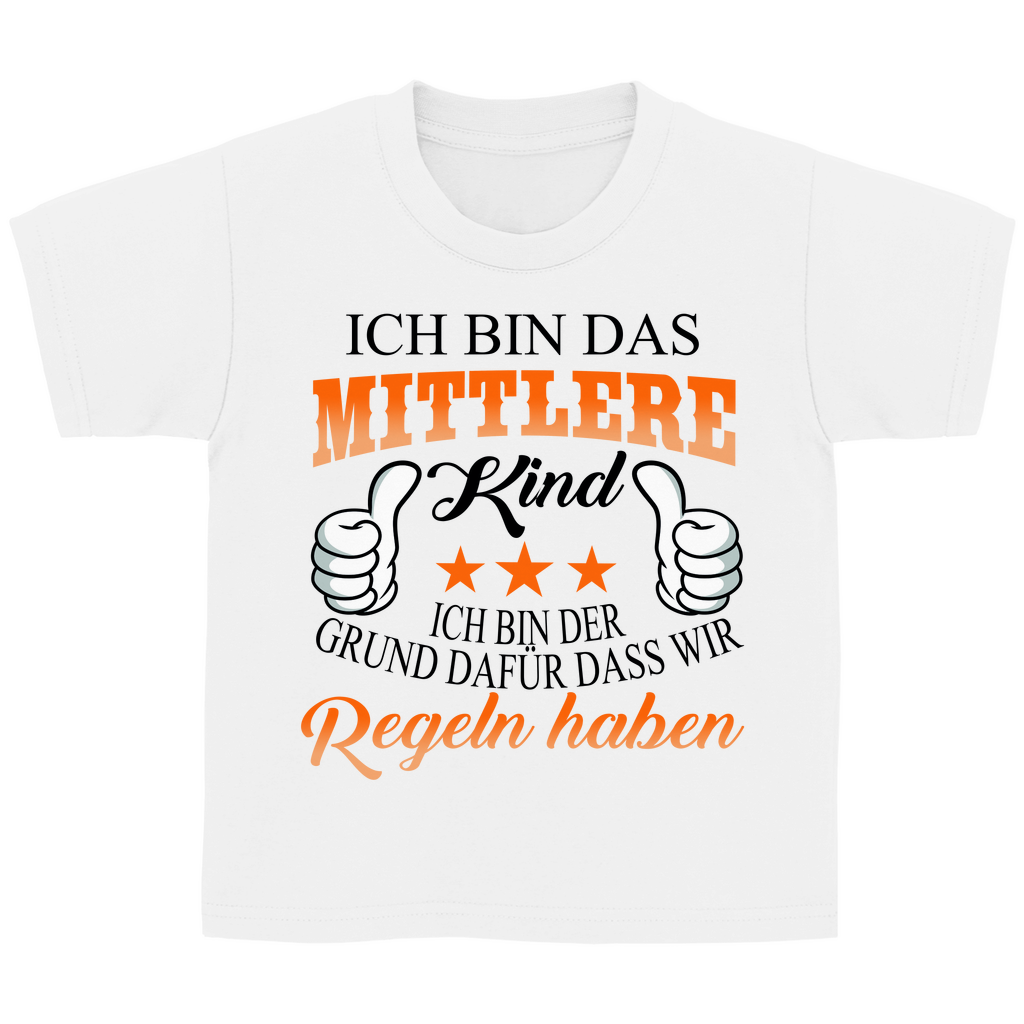 Kinder Basic T-Shirt 10797-mittleres Kind