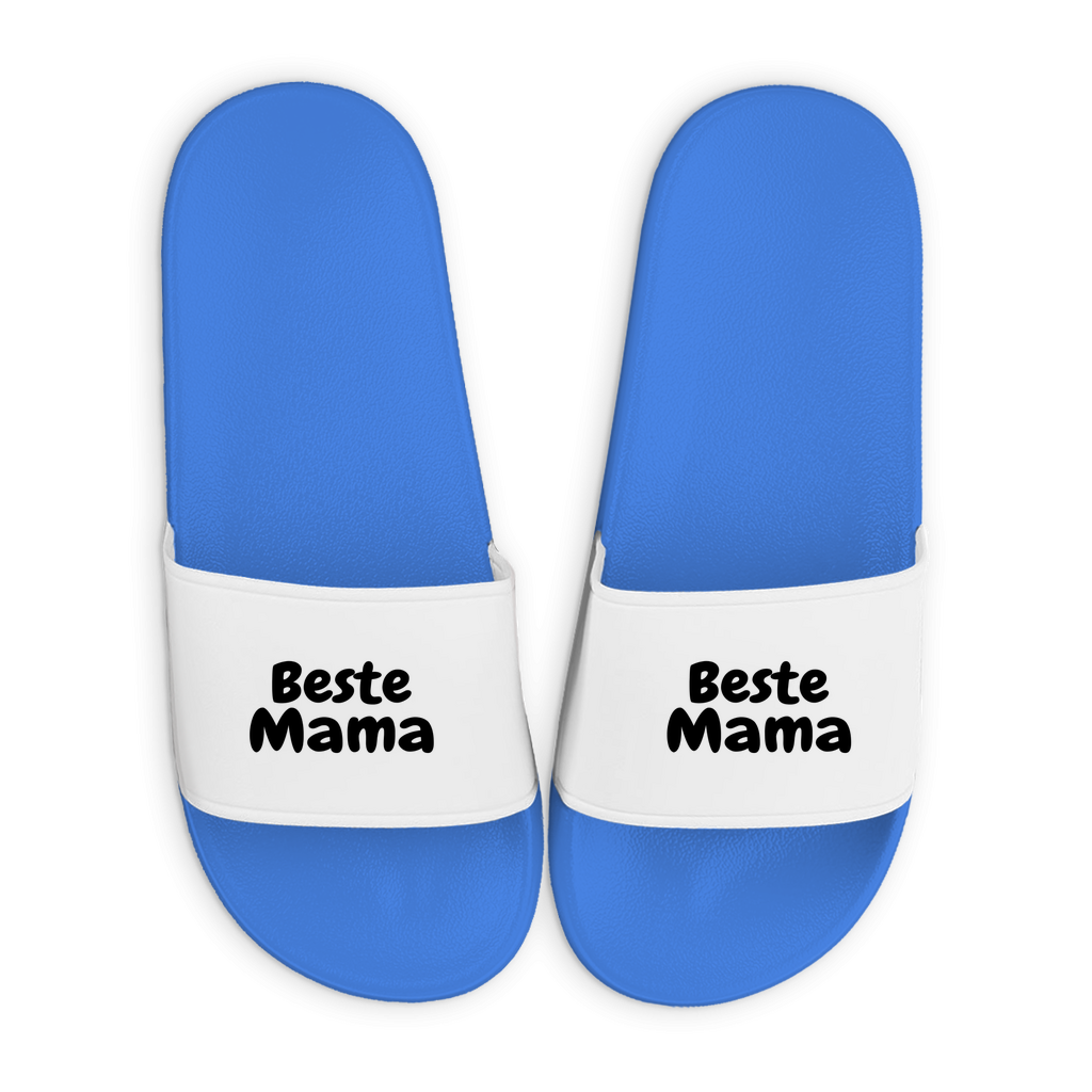 Badelatschen mit Motiv | Beste Mama | lustige Badesandalen in vielen Größen und Farben