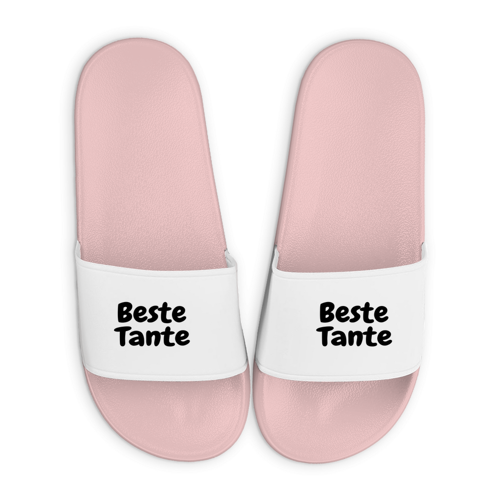 Badelatschen mit Motiv | Beste Tante | lustige Badesandalen in vielen Größen und Farben