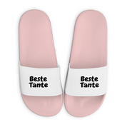 Badelatschen mit Motiv | Beste Tante | lustige Badesandalen in vielen Größen und Farben