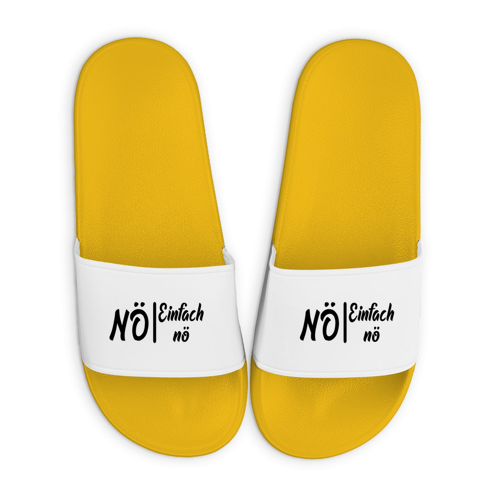 Badelatschen mit Motiv | Nö - Einfach nö | lustige Badesandalen in vielen Größen und Farben