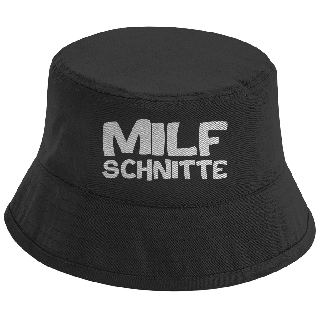 Bucket Hat mit Motiv | Milfschnitte | Mallorca Hut für Feiern und Partys Sommerhut