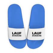 Badelatschen mit Motiv | Lauf Bursche - Laufbursche | lustige Badesandalen in vielen Größen und Farben