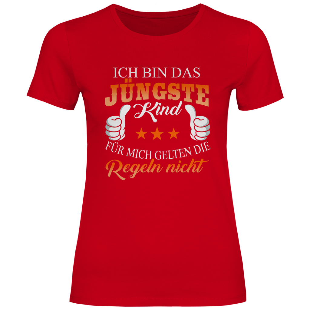 Damen T-Shirt 10797-jüngstes Kind