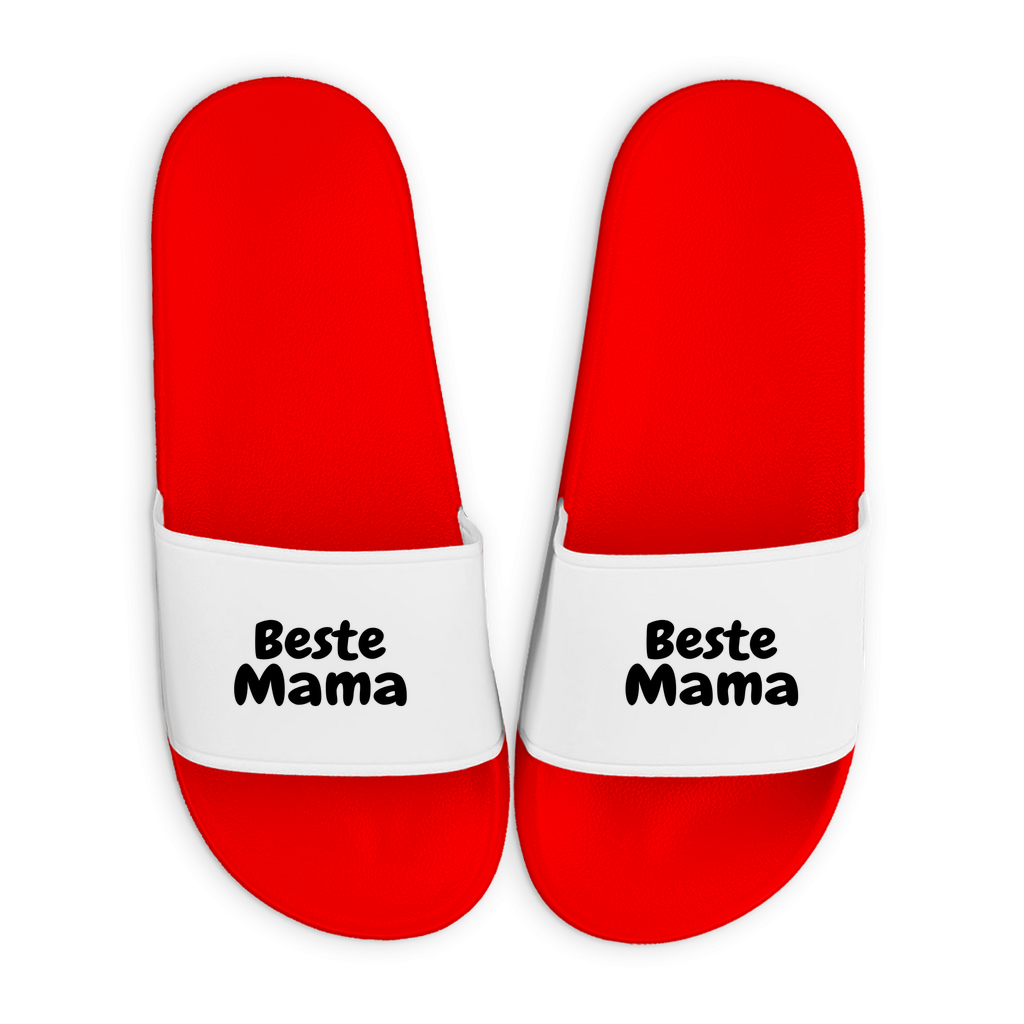 Badelatschen mit Motiv | Beste Mama | lustige Badesandalen in vielen Größen und Farben