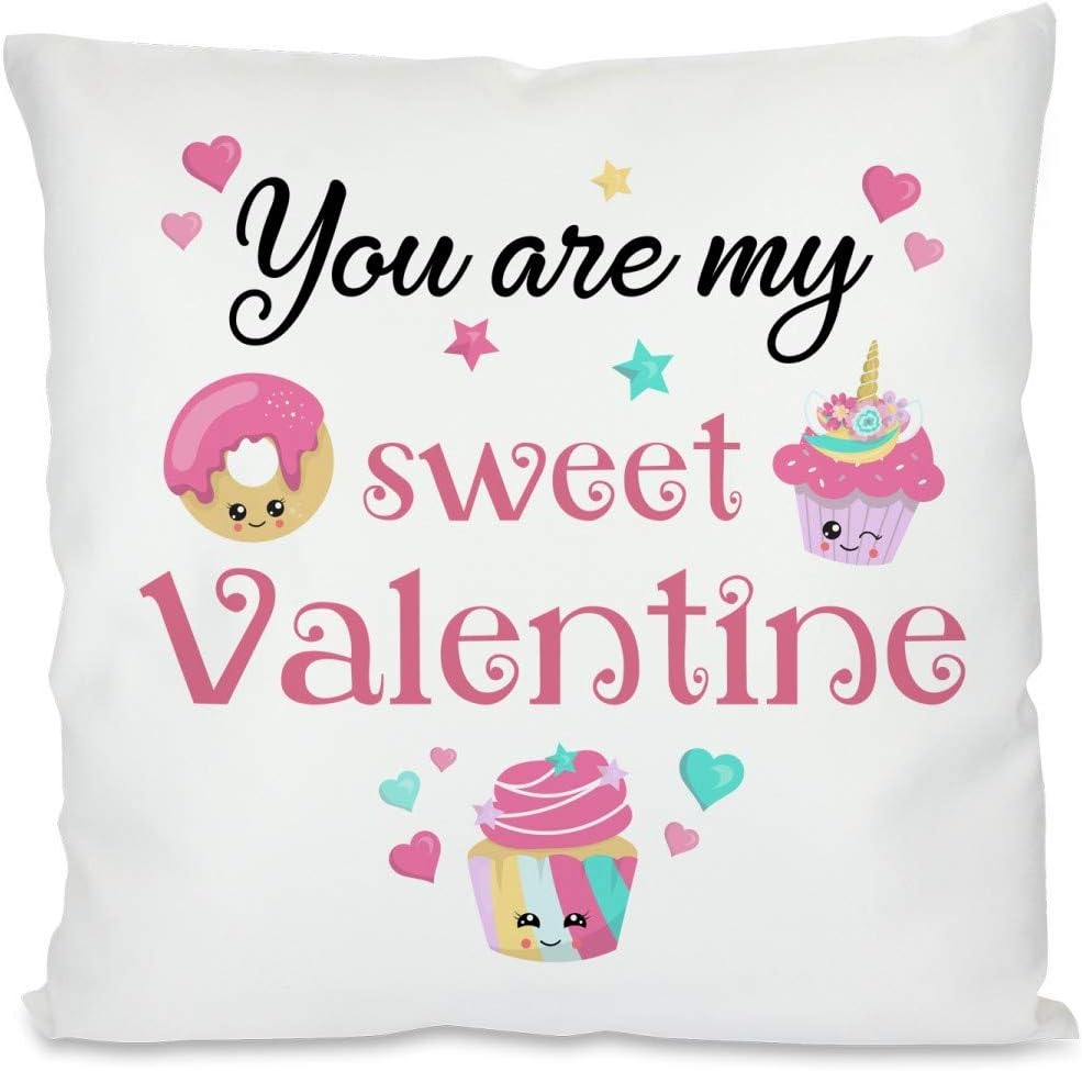 Kissen mit Spruch - Sweet Valentine| Dekokissen mit Füllung | 40x40cm