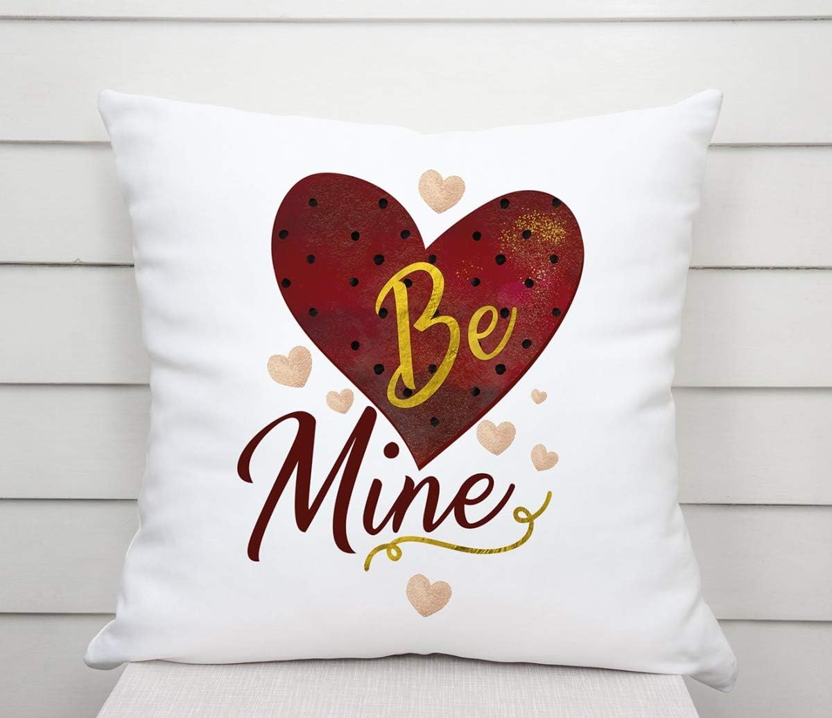 Kissen mit Spruch | Be Mine | Dekokissen mit Füllung