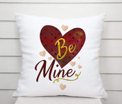 Kissen mit Spruch | Be Mine | Dekokissen mit Füllung
