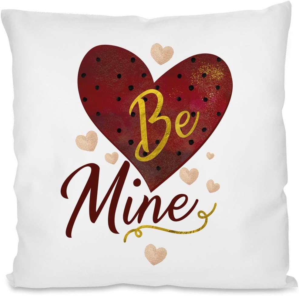 Kissen mit Spruch | Be Mine | Dekokissen mit Füllung