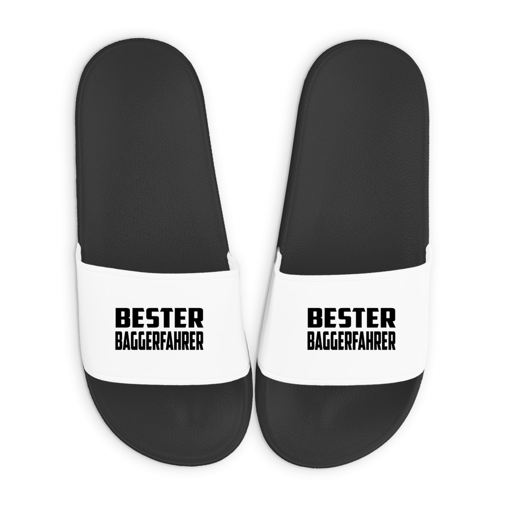 Badelatschen mit Motiv | Bester Baggerfahrer | lustige Badesandalen in vielen Größen und Farben