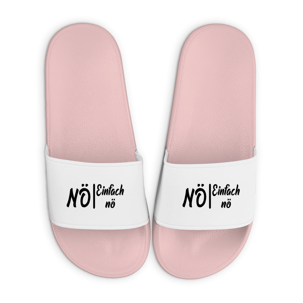 Badelatschen mit Motiv | Nö - Einfach nö | lustige Badesandalen in vielen Größen und Farben