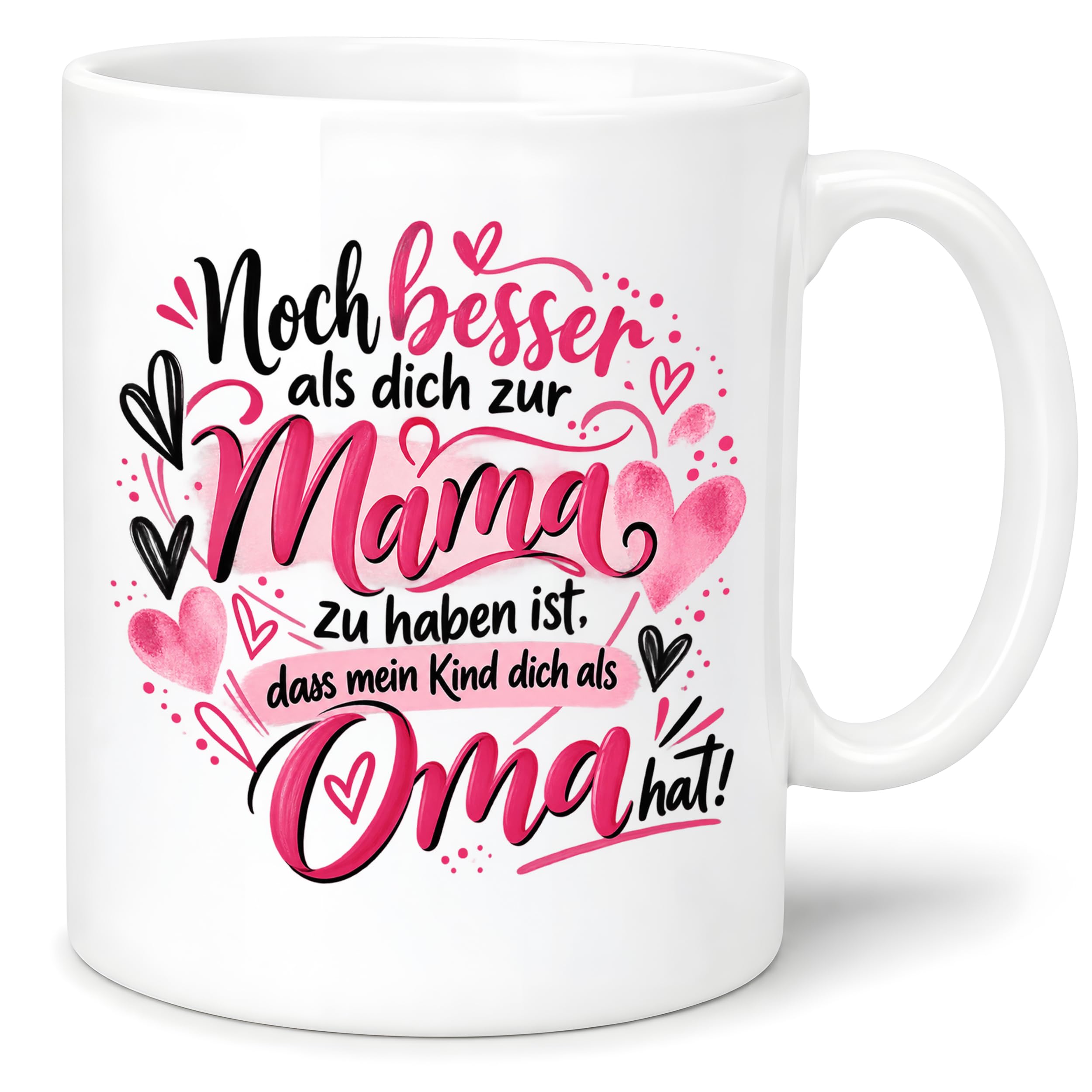 Kaffeetasse Geschenk für Oma Noch besser als dich als Mama zu haben