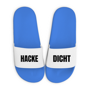Badelatschen mit Motiv | HACKE DICHT | lustige Badesandalen in vielen Größen und Farben