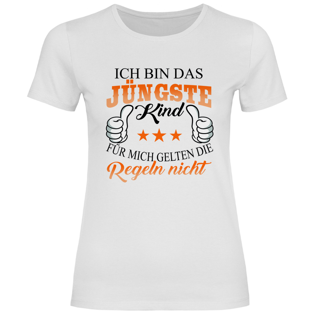 Damen T-Shirt 10797-jüngstes Kind