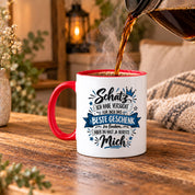 Herzbotschaft Tasse Geschenk Schatz Kaffeetasse für Freund Ehemann Teetasse