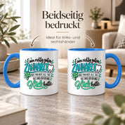 Herzbotschaft Zahnarzt Tasse - Danke Geschenk Kaffeetasse Zahnarztpraxis