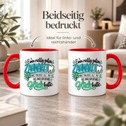 Herzbotschaft Zahnarzt Tasse - Danke Geschenk Kaffeetasse Zahnarztpraxis