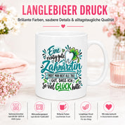 Herzbotschaft Zahnärztin Tasse Danke Kaffeetasse Geschenk in Zahnarztpraxis