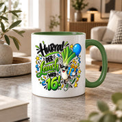 Herzbotschaft Tasse 16. Geburtstag – Kaffeetasse Geschenk für Jungen Mann