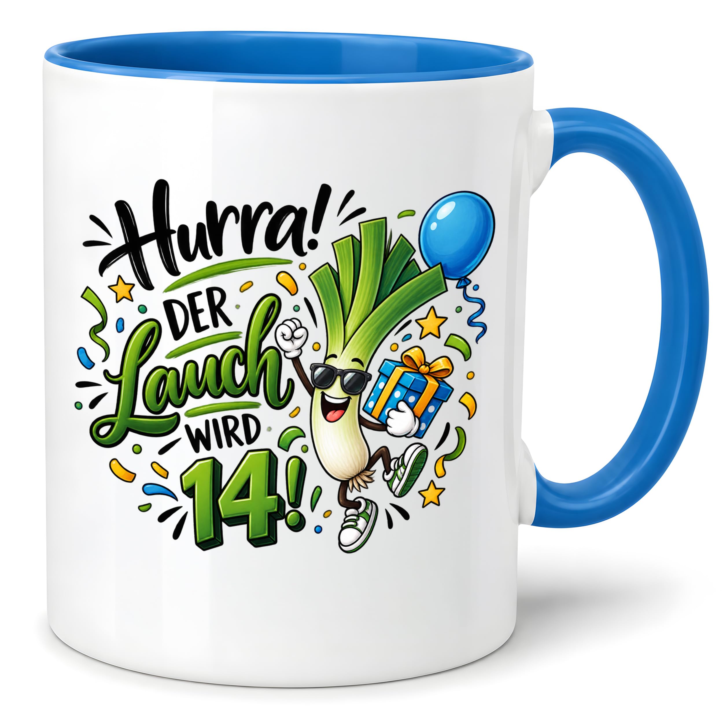 Herzbotschaft 14. Geburtstag Tasse Geburtstagsgeschenk Tasse für Teenager