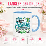 Herzbotschaft Zahnärztin Tasse Danke Kaffeetasse Geschenk in Zahnarztpraxis
