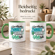 Herzbotschaft Zahnarzt Tasse - Danke Geschenk Kaffeetasse Zahnarztpraxis