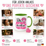 Herzbotschaft Tasse für Fußpflege - Die tut nix die will nur Füße pflegen