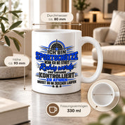Herzbotschaft Sportschütze Tasse Geschenk für Schützenverein Kaffeetasse