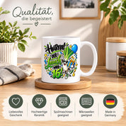 Herzbotschaft Tasse 16. Geburtstag – Kaffeetasse Geschenk für Jungen Mann